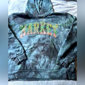 Market tie dye hoodie